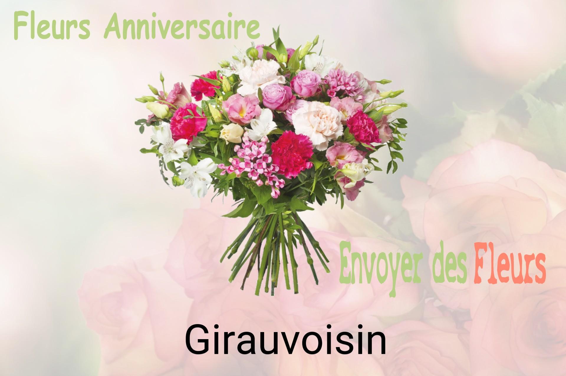 Bouquet de fleurs d’anniversaire livré à Girauvoisin