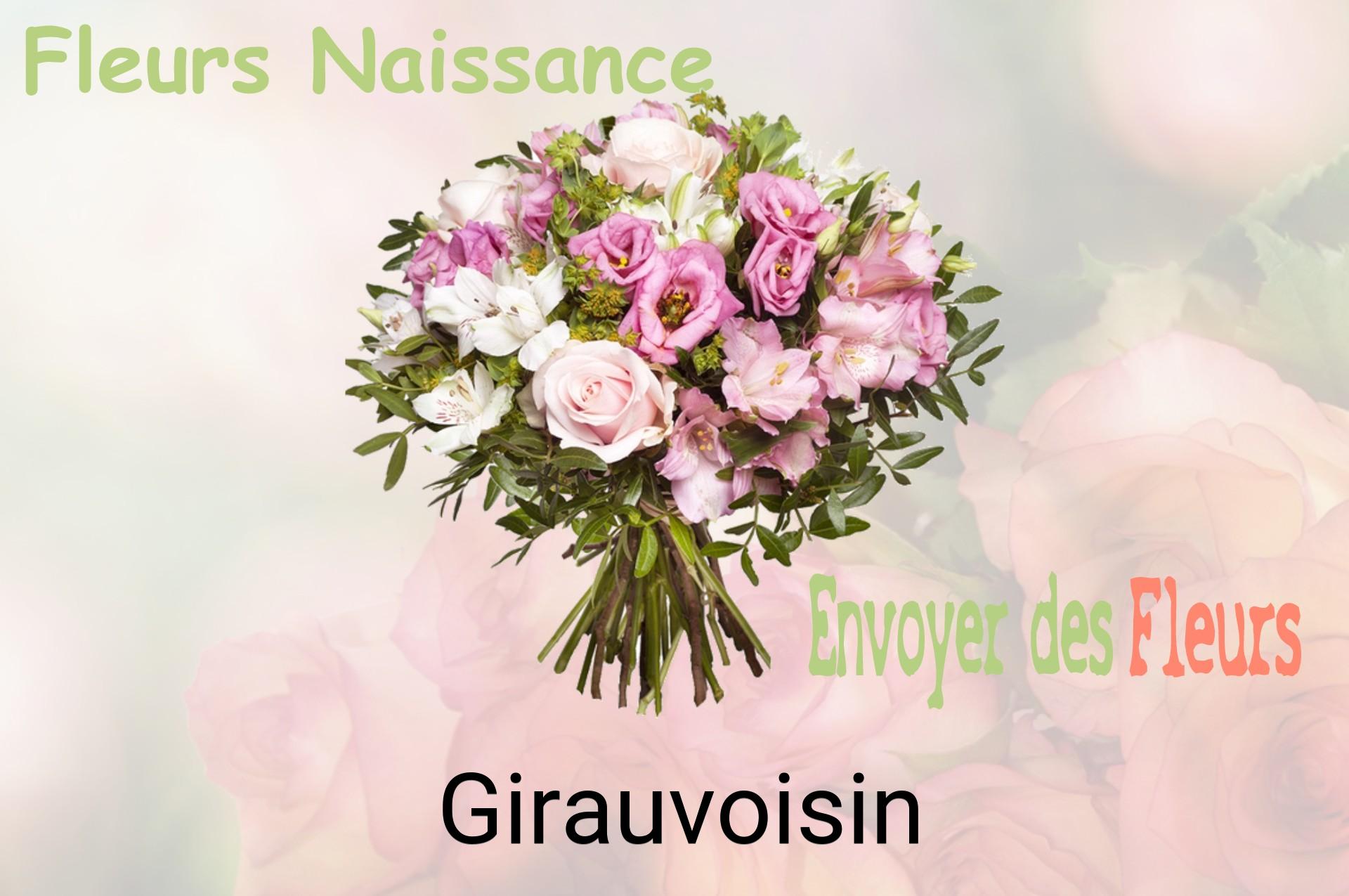 Bouquet de fleurs de naissance livré à Girauvoisin